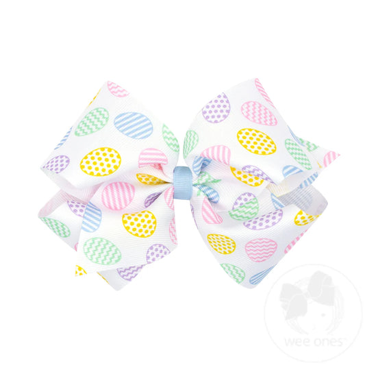 Wee Ones King Printed Easter Bows