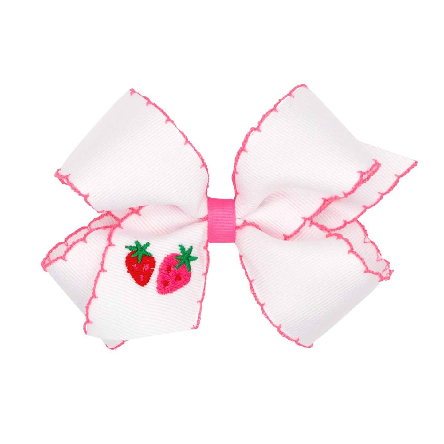 Wee Ones Medium Moonstitch Emb Farm Bows