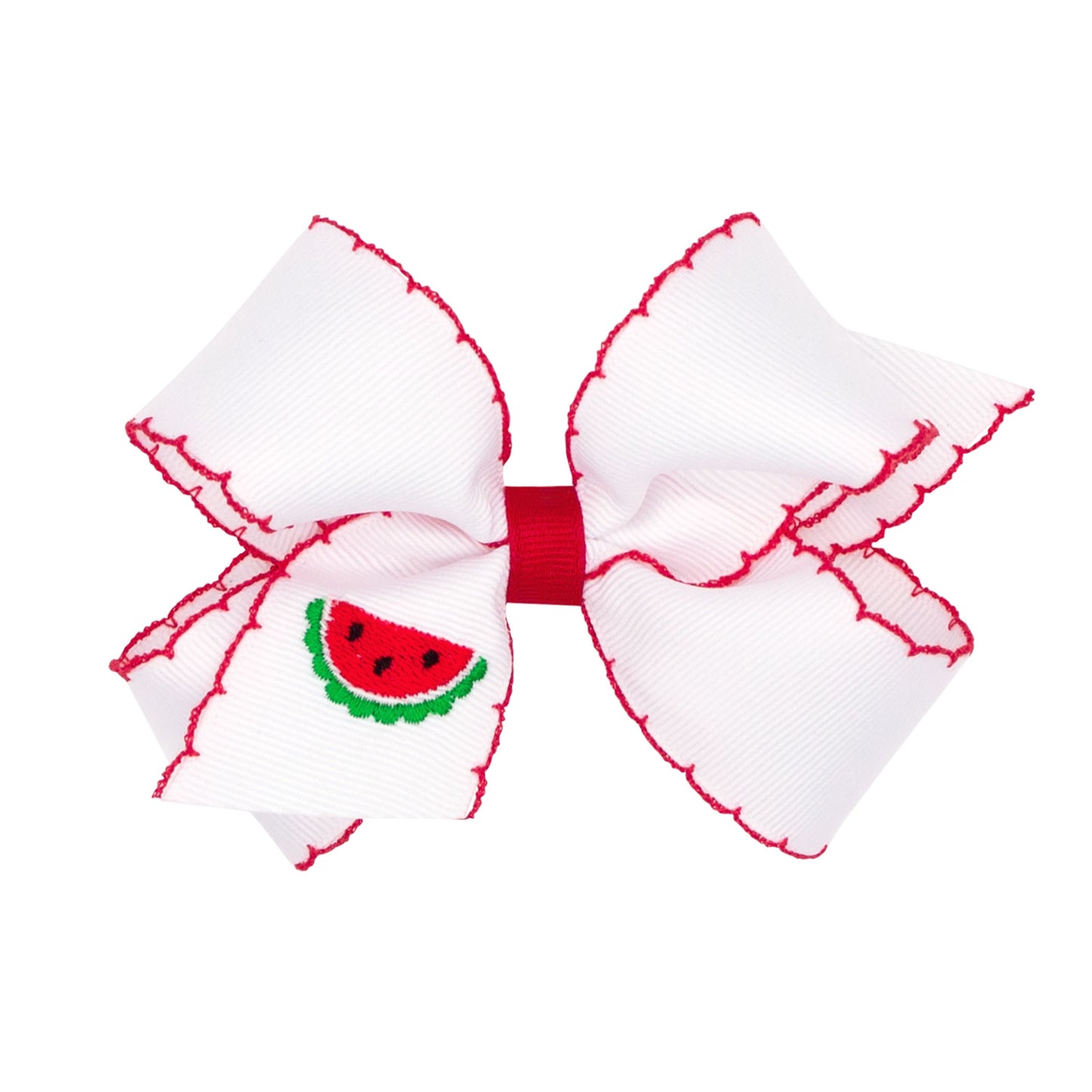 Wee Ones Medium Moonstitch Emb Farm Bows