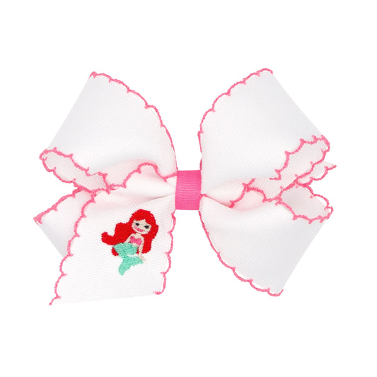 Wee Ones Medium Moonstitch Emb Summer Bows