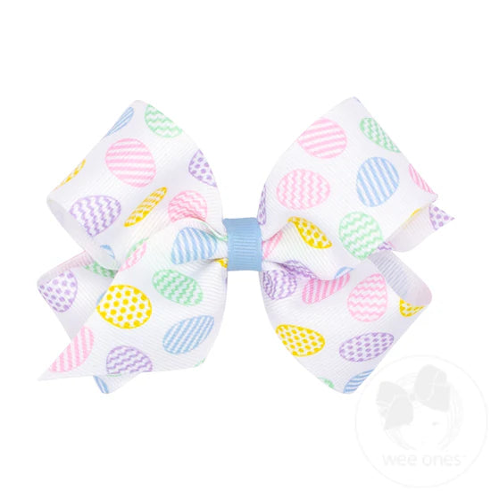 Wee Ones Medium Printed Easter Bows