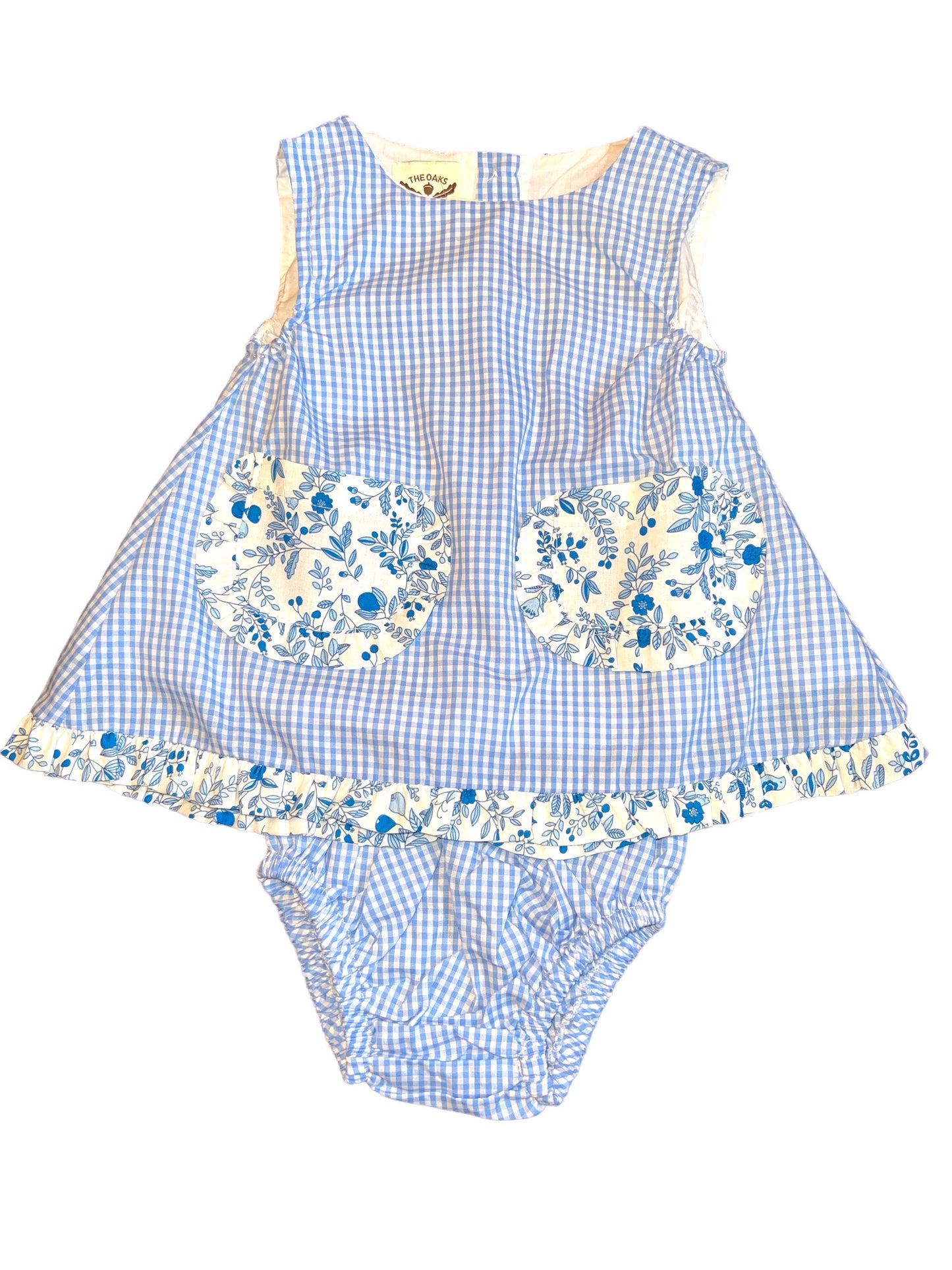 The Oaks Alexander Blue Floral Bloomer Set